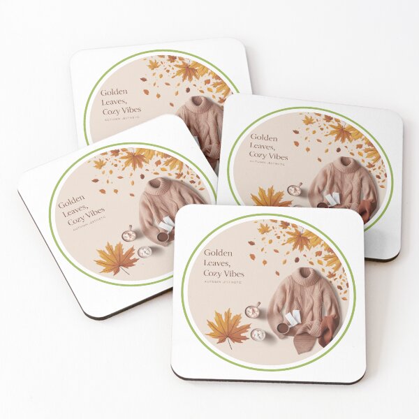 Item preview, Golden Leaves, Cozy Vibes designed and sold by deluxedigital1.