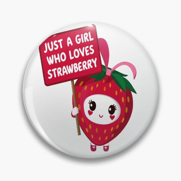 Item preview, just a girl who loves strawberry designed and sold by SanadDiab.