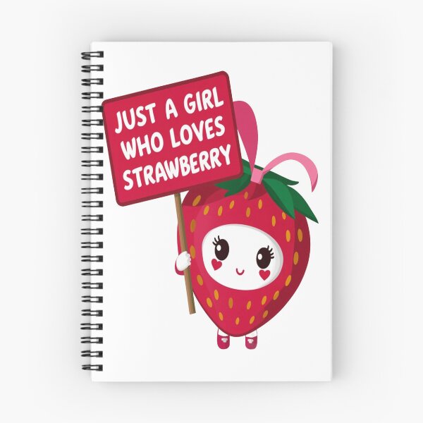 Item preview, just a girl who loves strawberry designed and sold by SanadDiab.