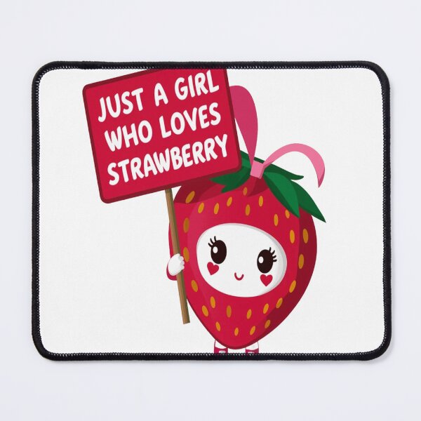 Item preview, just a girl who loves strawberry designed and sold by SanadDiab.