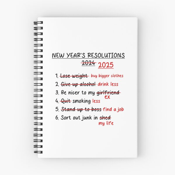 Item preview, Christmas Design "New Year's Resolutions" designed and sold by Monies-Designs.