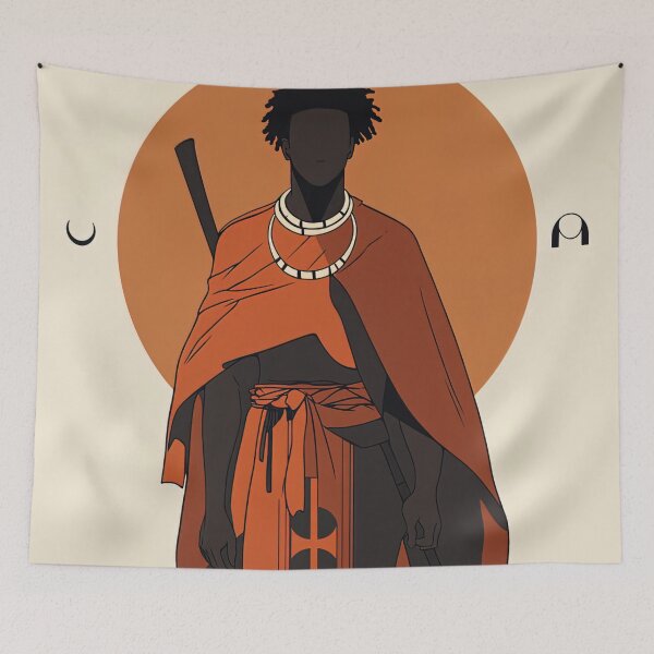 Item preview, Ogun, African deity | Anime style designed and sold by ComicsFactory.