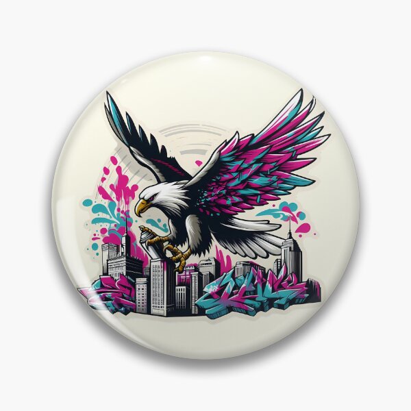 Item preview, Urban Graffiti Eagle Attack designed and sold by JavisSRDesign.