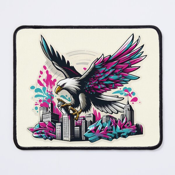 Item preview, Urban Graffiti Eagle Attack designed and sold by JavisSRDesign.