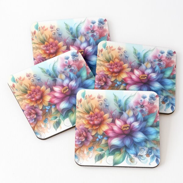 Item preview, Vibrant Floral Bouquet in a Whirl of Color and Nature designed and sold by Vitalka-uk.