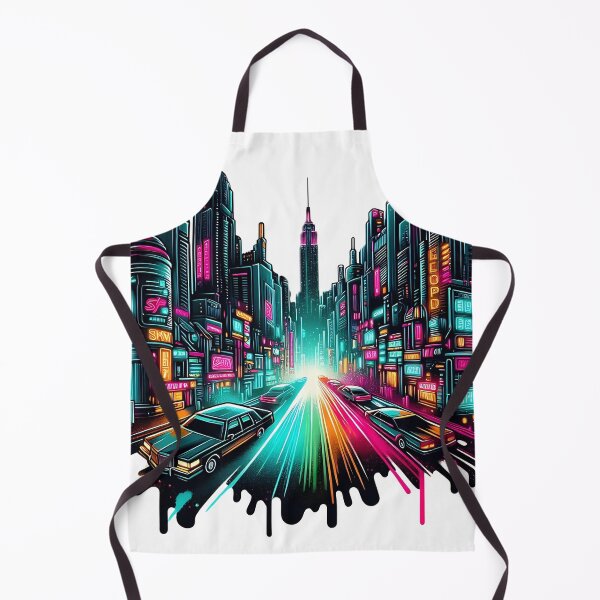 Item preview, Neon Cityscape Speed Rush designed and sold by JavisSRDesign.