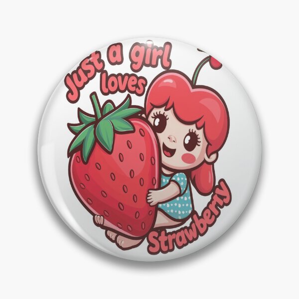 Item preview, just a girl loves strawberry designed and sold by SanadDiab.