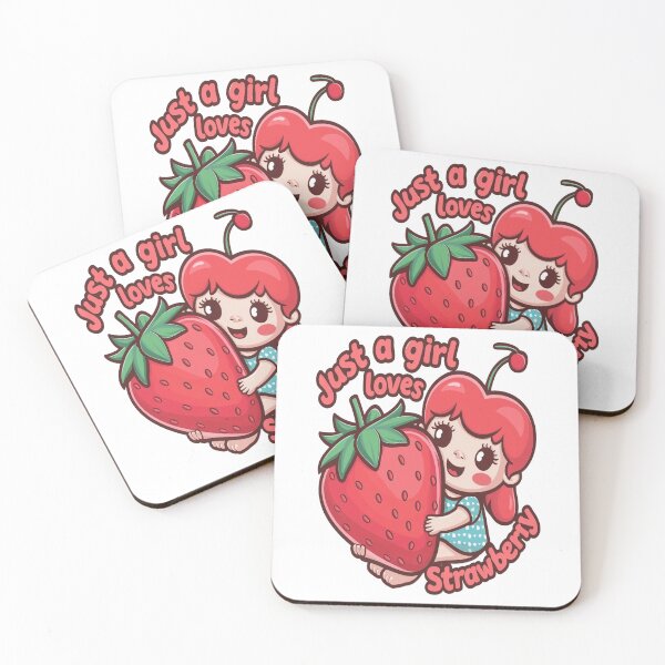 Item preview, just a girl loves strawberry designed and sold by SanadDiab.