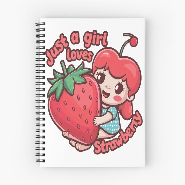 Item preview, just a girl loves strawberry designed and sold by SanadDiab.