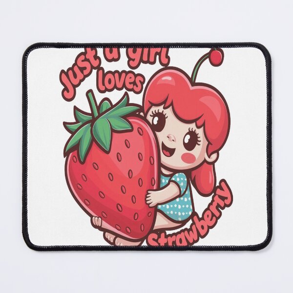 Item preview, just a girl loves strawberry designed and sold by SanadDiab.