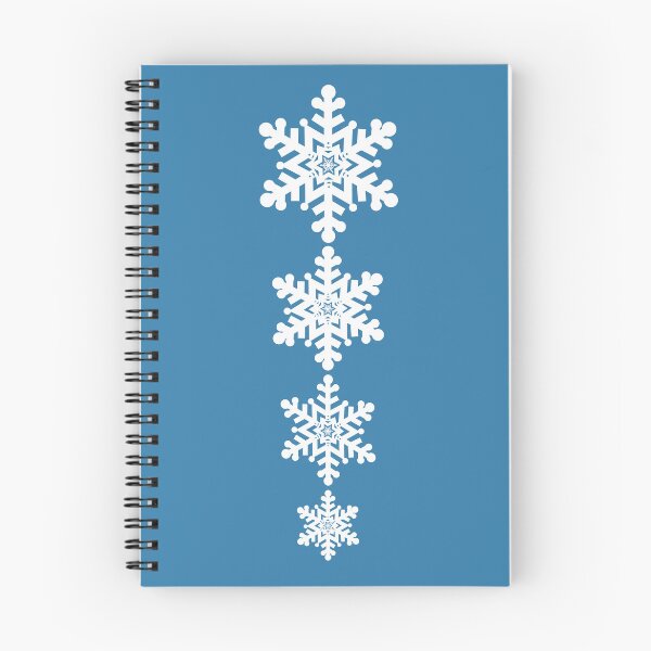 Item preview, Holiday Snowflakes in Blue and White designed and sold by MellowCat.