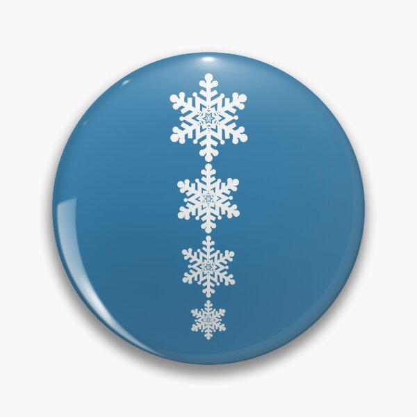 Item preview, Holiday Snowflakes in Blue and White designed and sold by MellowCat.