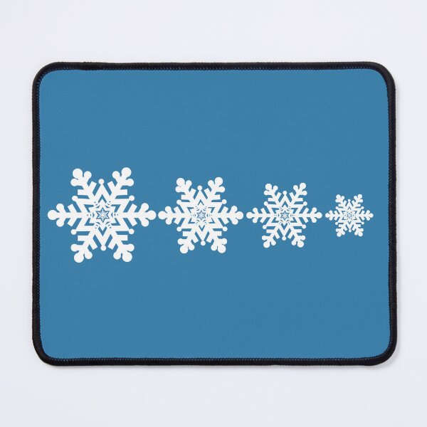 Item preview, Holiday Snowflakes in Blue and White designed and sold by MellowCat.