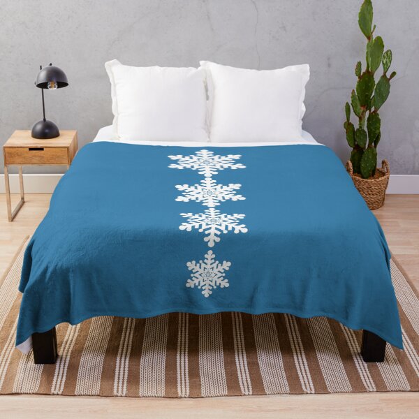 Item preview, Holiday Snowflakes in Blue and White designed and sold by MellowCat.