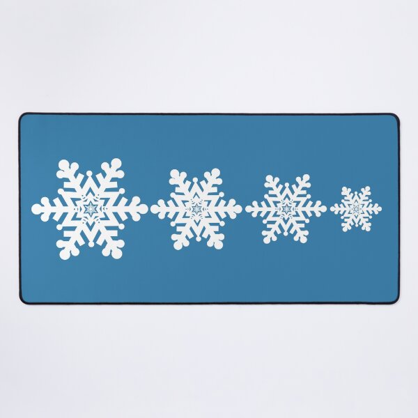 Item preview, Holiday Snowflakes in Blue and White designed and sold by MellowCat.