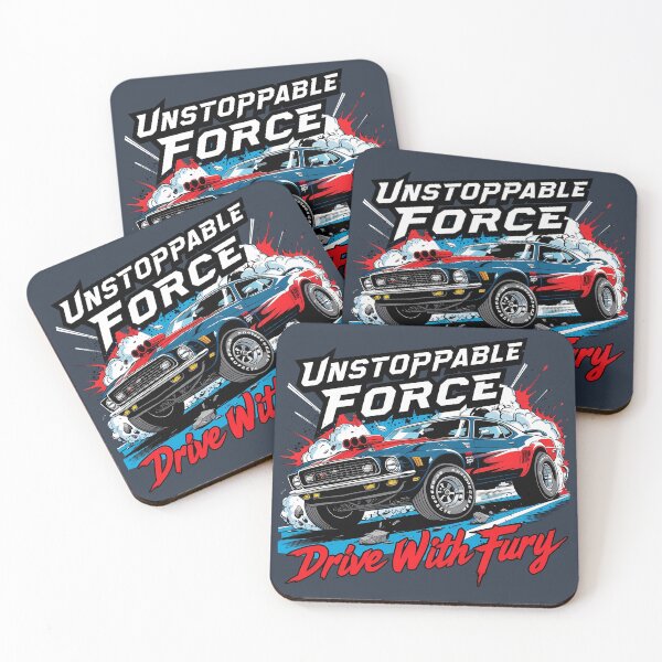 Item preview, Unstoppable Force Muscle Car Fury – Drive With Power designed and sold by BNCH44.