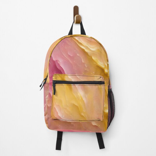 Item preview, Pink and Golden Abstract Oil Painting designed and sold by CalmnessbyChoice.