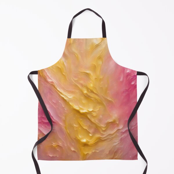Item preview, Pink and Golden Abstract Oil Painting designed and sold by CalmnessbyChoice.