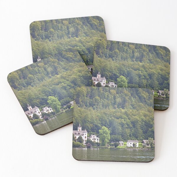 Item preview, The Grub castle,Obertraun village and the Hallstatter lake,Austria designed and sold by goceris.