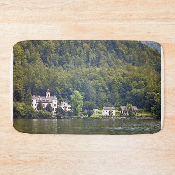 Item preview, The Grub castle,Obertraun village and the Hallstatter lake,Austria designed and sold by goceris.