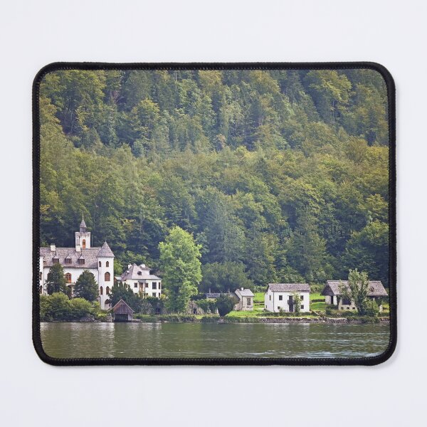 Item preview, The Grub castle,Obertraun village and the Hallstatter lake,Austria designed and sold by goceris.