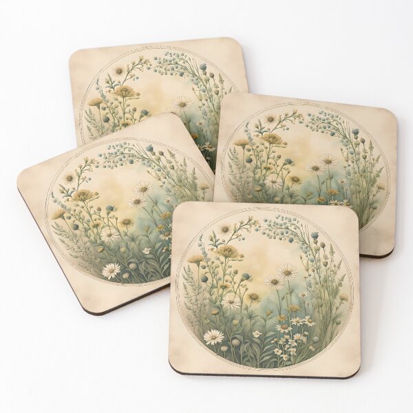 Item preview, Vintage style wildflowers designed and sold by TisaMayfly.