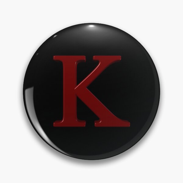 Item preview, The Letter K Dimensional Red designed and sold by Art in My Loft.