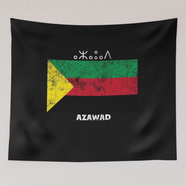 Item preview, Vintage Azawad Region Flag, Azawagh Free designed and sold by Flag Outfit.