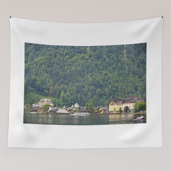 Item preview, Hallstatt mountain village with Hallstatter lake,Austria designed and sold by goceris.