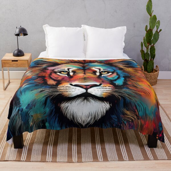 Item preview, Graffiti Print Lion designed and sold by Boxing Kangaroo Retail Company.