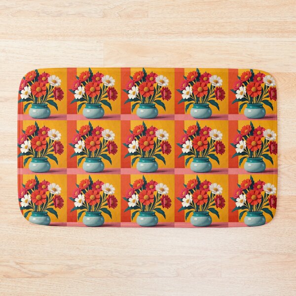 Item preview, Gerbera Daisy Like Flowers In A Vase Repeat Pattern designed and sold by taiche.