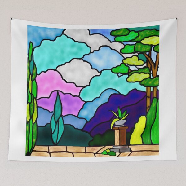 Item preview, Stained Glass Scenery designed and sold by lawrencehyde.