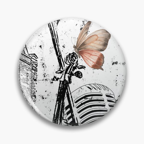 Item preview, Vintage - Violin and Butterfly. designed and sold by esao.