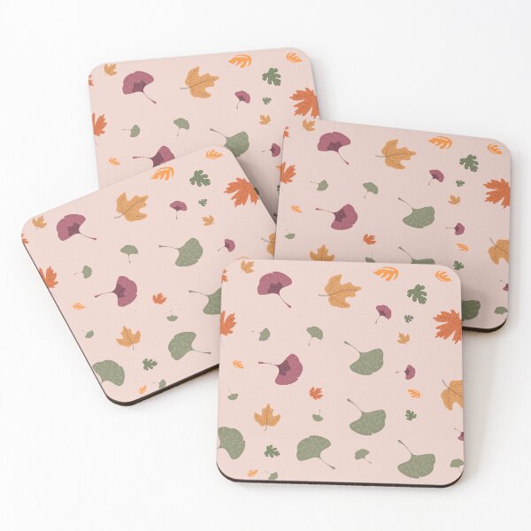 Item preview, Neutral Autumn Leaves Pattern with Multicolored Foliage designed and sold by ploen kongsuwan.