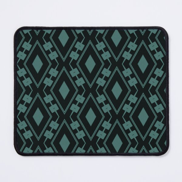 Item preview, Black And Teal Abstract Shapes Patterns designed and sold by violet-hope.