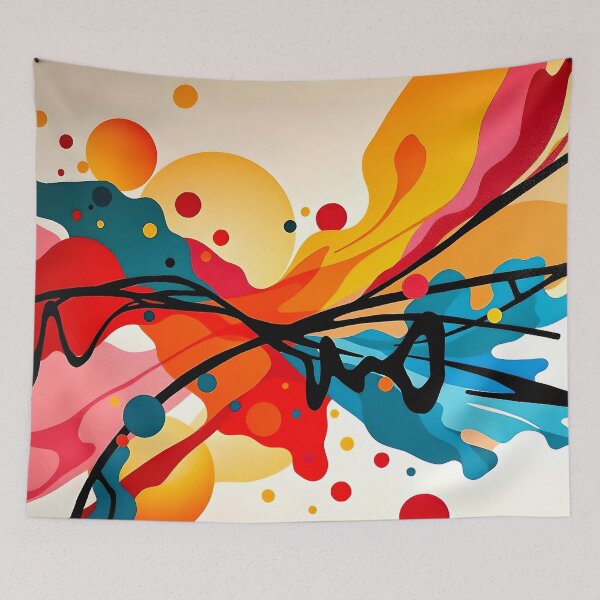 Item preview, Abstract Art with bold colors that evoke emotion and thought. Create  focal point in any room. designed and sold by HardToFindMerchandise.