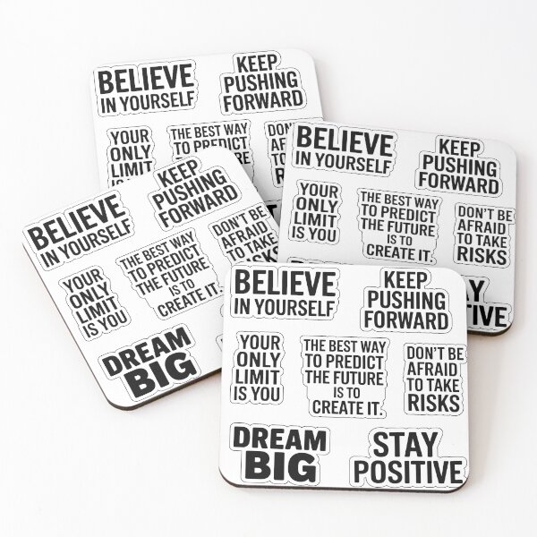 Item preview, Empowering Motivational Sticker Pack – Inspirational Quotes for Daily Success designed and sold by RainCitySticker.