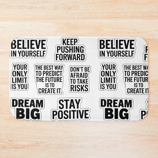 Item preview, Empowering Motivational Sticker Pack – Inspirational Quotes for Daily Success designed and sold by RainCitySticker.