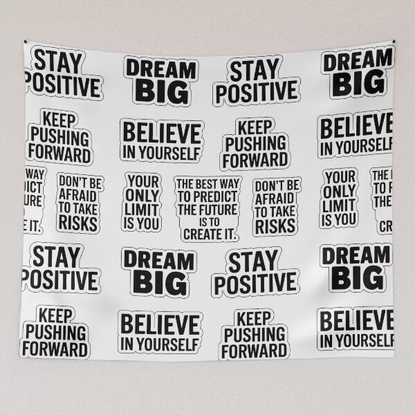 Item preview, Empowering Motivational Sticker Pack – Inspirational Quotes for Daily Success designed and sold by RainCitySticker.