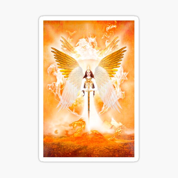 Engel der Sonne Sticker