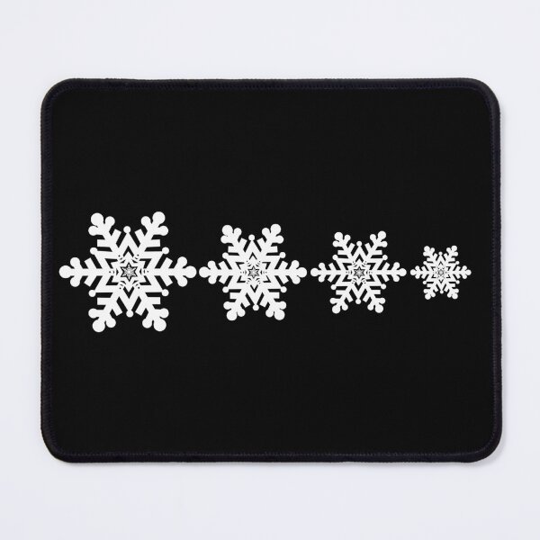 Item preview, Christmas Snowflakes in Black and White designed and sold by MellowCat.