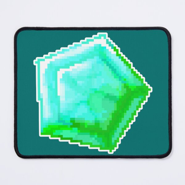 Item preview, Turquoise Pixel Art Gem designed and sold by Percy Everett.