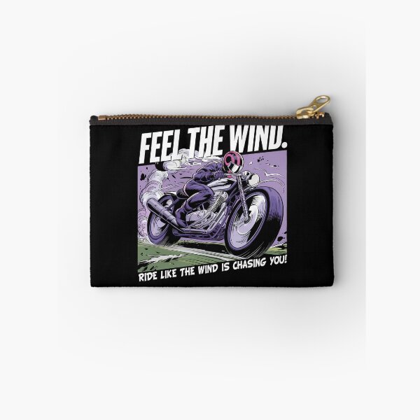 Item preview, Feel the Wind – Ride Like the Wind Is Chasing You Biker Art designed and sold by BNCH44.