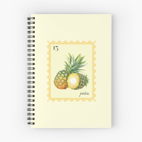Item preview, Piña Pineapple Watercolor Fruta Tropical Postage Stamp  designed and sold by CraftCartelArt.