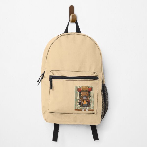 Item preview, Cute Cat with Backpack Let's Go designed and sold by PersontwoArt.