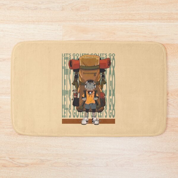 Item preview, Cute Cat with Backpack Let's Go designed and sold by PersontwoArt.