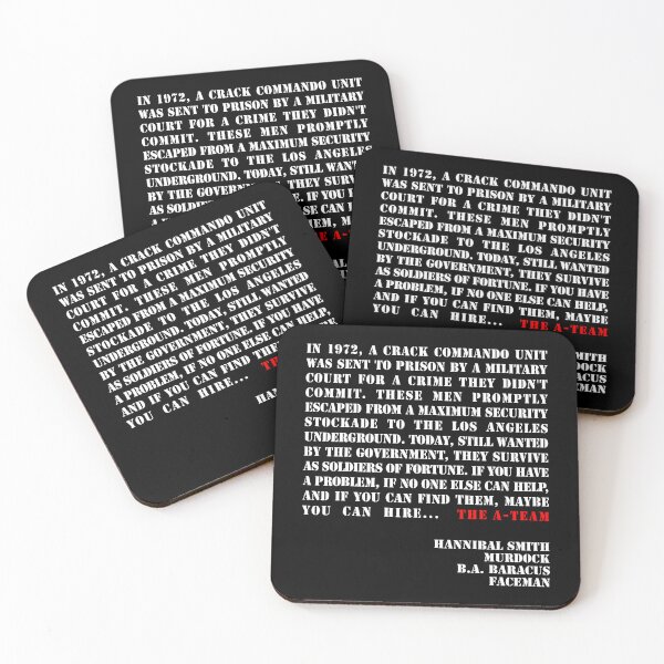 Item preview, The A-Team Crack Commando Text designed and sold by paramarket.