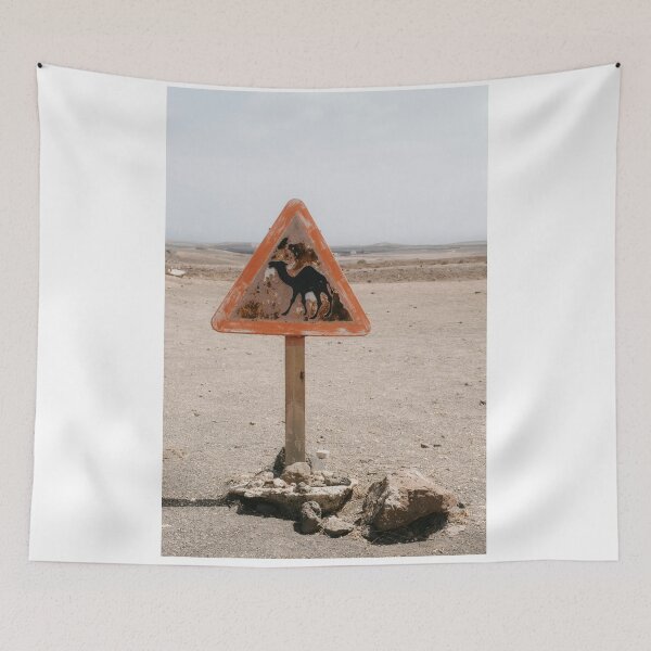 Item preview, Camel Crossing Warning Sign Caution Lanzarote - SmileMoreAgain designed and sold by SmileMoreAgain.