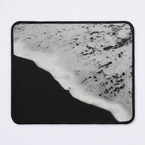 Item preview, Lanzarote Black Volcanic Sand Beach Waves Foam - Design by Smilemoreagain. designed and sold by SmileMoreAgain.