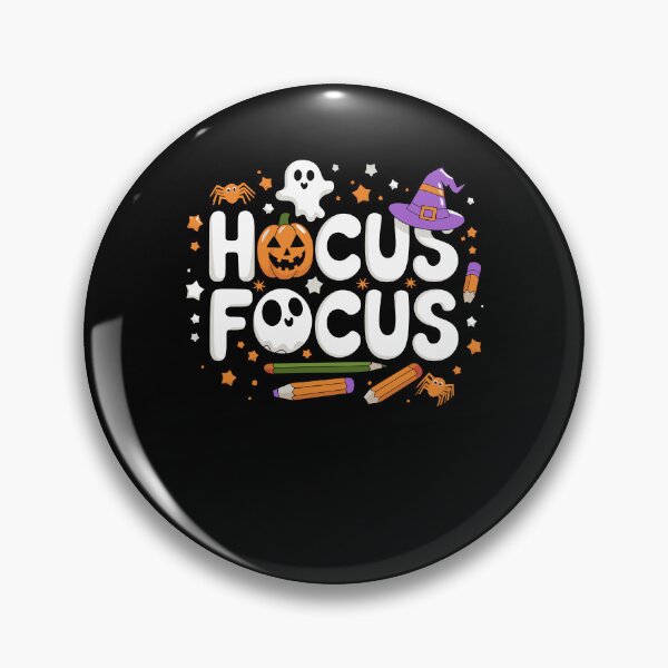 Item preview, Hocus Focus Funny Halloween Ghost Back to School Design designed and sold by EidosEmporiium.